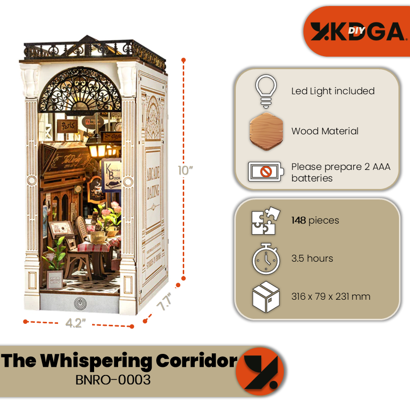 Arcade Dating Book nook with Dust Cover