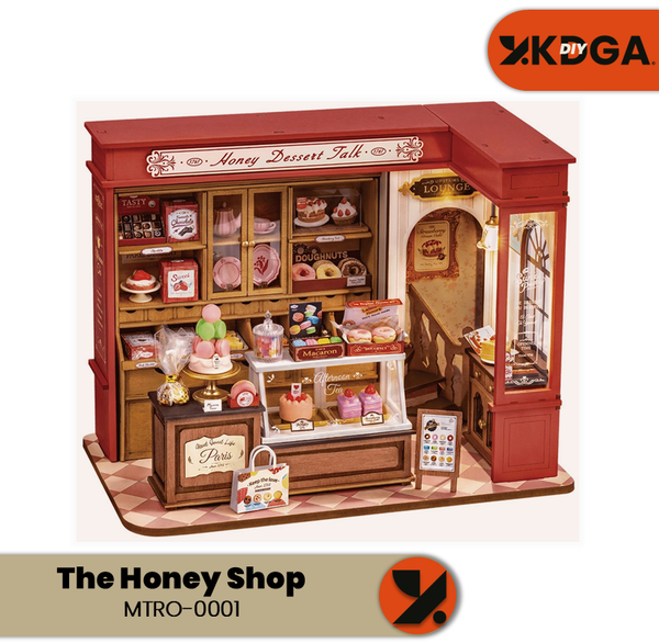 Honey Dessert Talk Miniature Wooden House