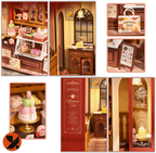Honey Dessert Talk Miniature Wooden House