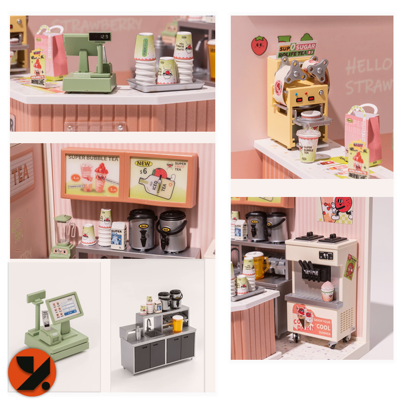 Bubble Tea DIY Miniature House
