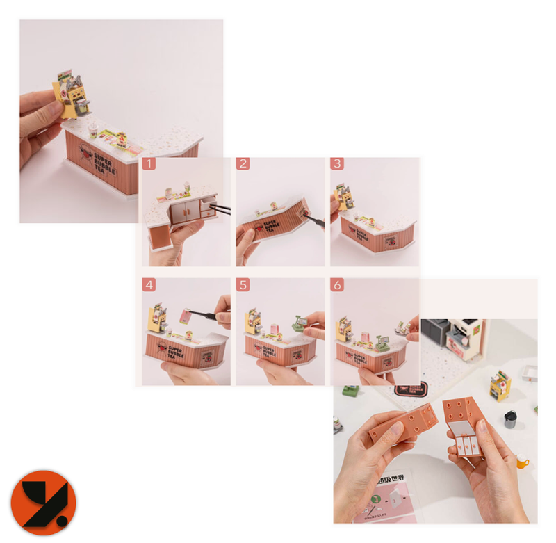 Bubble Tea DIY Miniature House