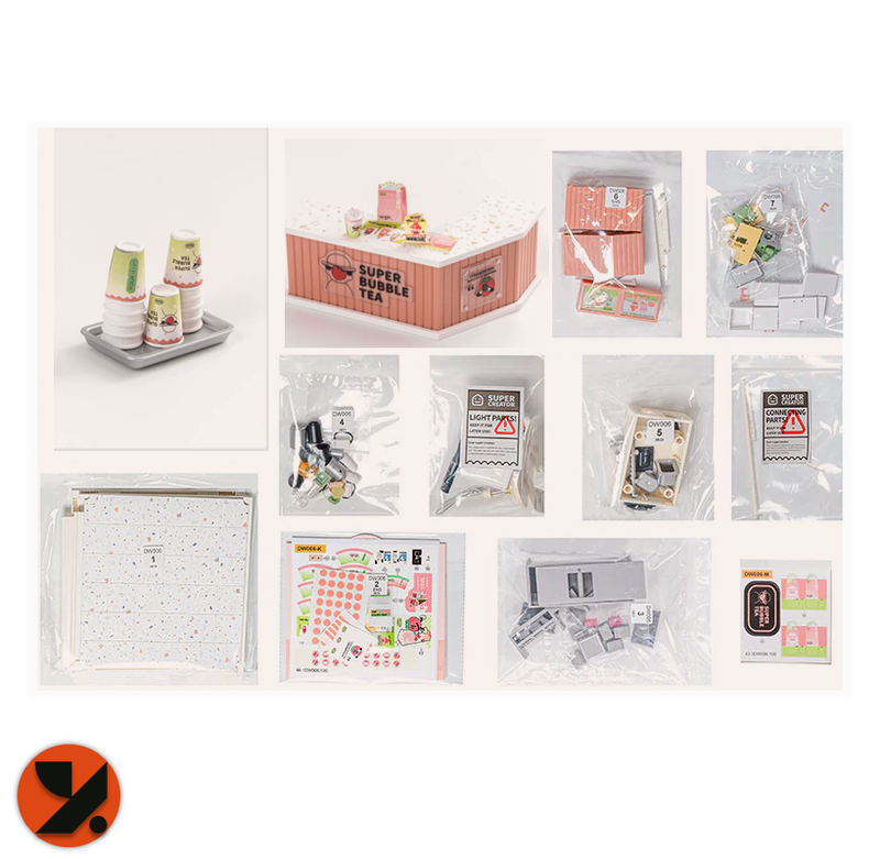 Bubble Tea DIY Miniature House