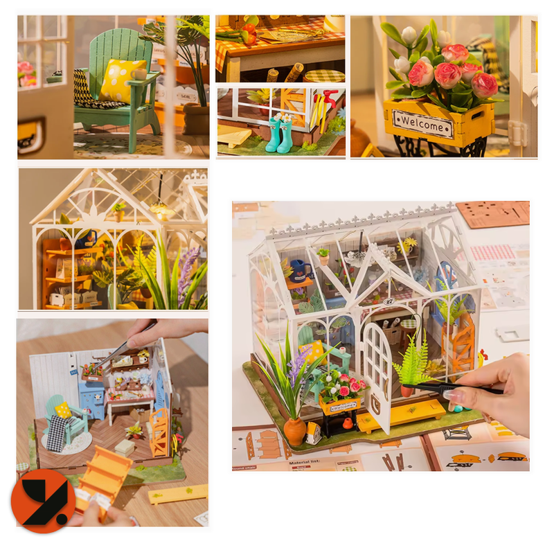 European-style Dreamy Wooden Garden House