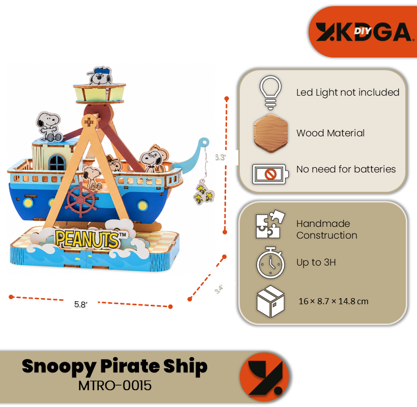 Snoopy Pirate Ship