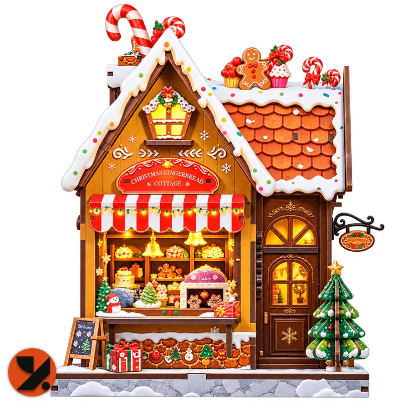 Christmas Gingerbread Cottage
