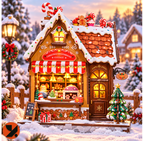 Christmas Gingerbread Cottage