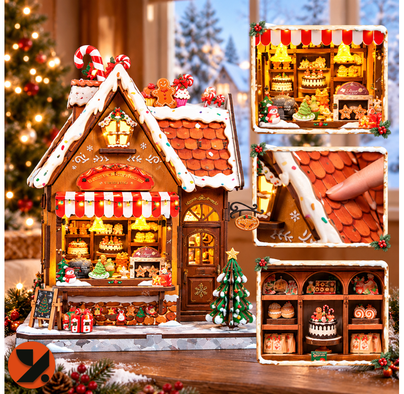Christmas Gingerbread Cottage