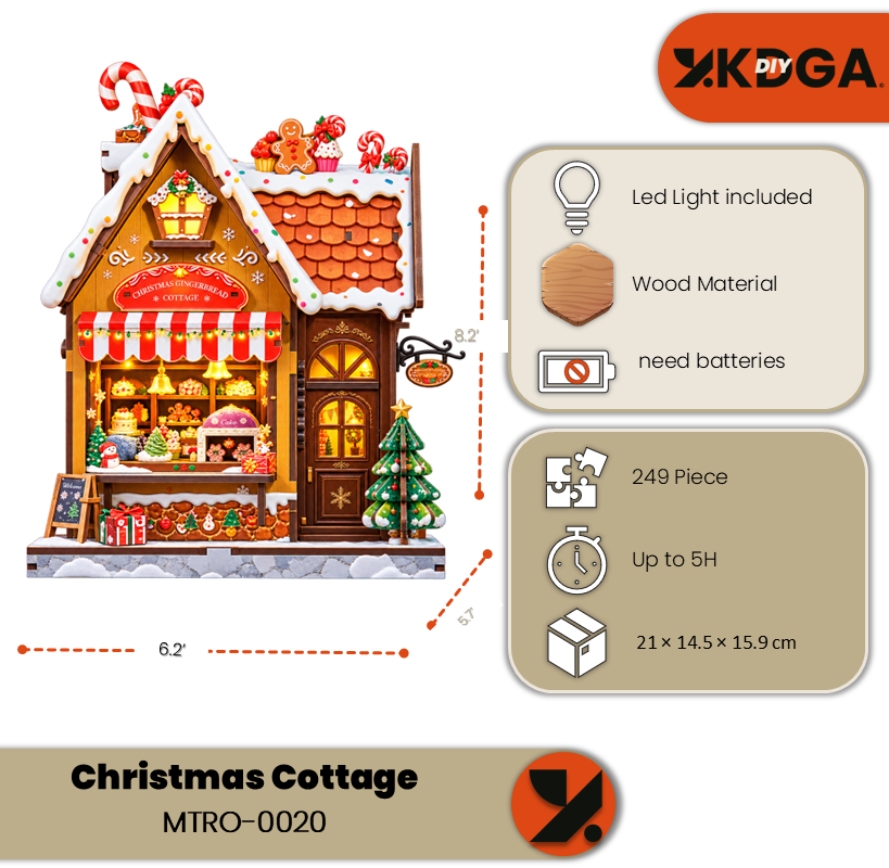 Christmas Gingerbread Cottage