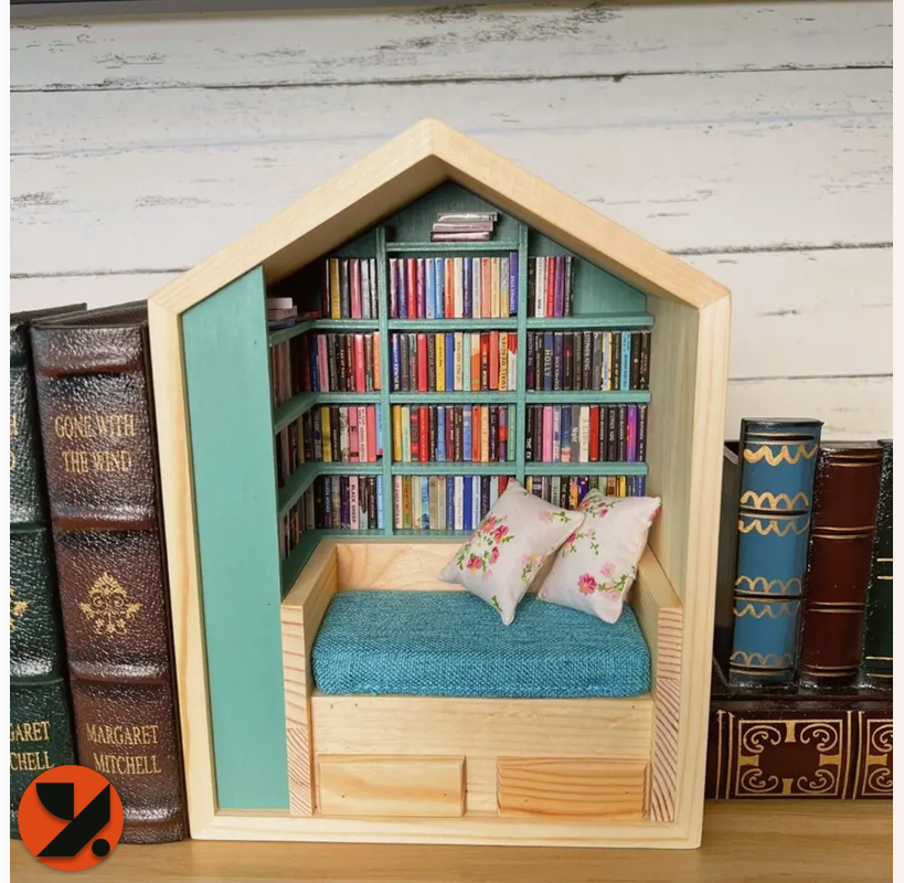Tiny Anxiety Bookshelf